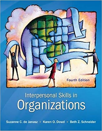 Official Test Bank for Interpersonal Skills in Organizations By DeJanasz 4th Edition