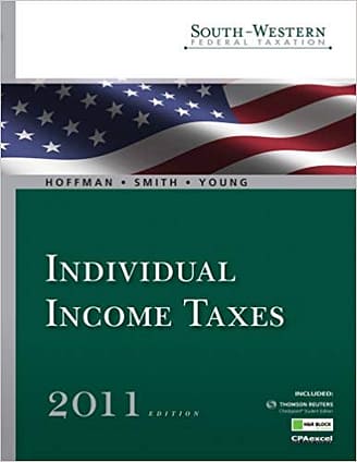 Official Test Bank for South-Western Federal Taxation 2011 Individual Income Taxes Hoffman 34th Edition