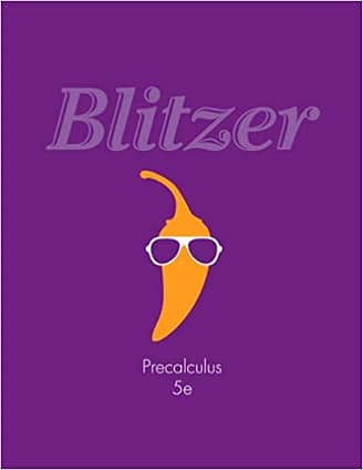 Official Test Bank for Blitzer By Precalculus 5th Edition