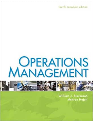 Official Test Bank for Operations Management by Stevenson 4th Canadian Edition