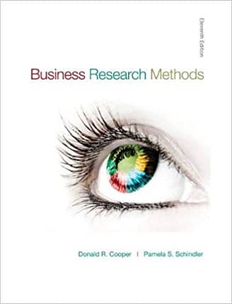 Official Test Bank for Business Research Methods by Cooper 11th Edition
