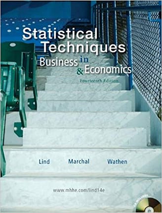 Official Test Bank for Statistical Techniques in Business and Economics by Lind 14th Edition