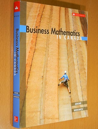 Official Test Bank for Fundamentals of Business Mathematics in Canada by Jerome 8th Canadian Edition