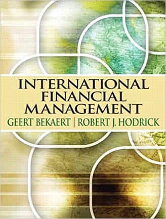 Official Test Bank for International Financial Management By Bekaert 1st Edition