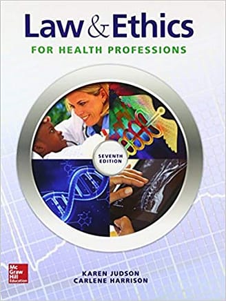 Law & Ethics For Health Professions test bank
