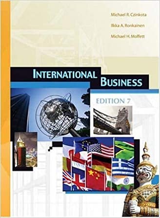 Official Test Bank for International Business By czinkota 7th Edition