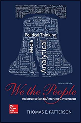 Patterson - We The People - 11th Edition Test Bank