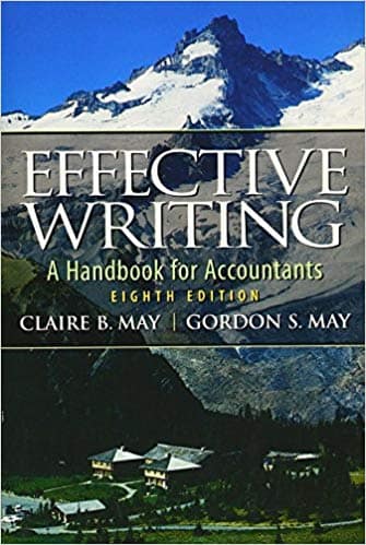 Official Test Bank for Effective Writing by May 8th Edition
