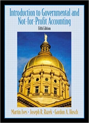 Official Test Bank for Introduction To Governmental And Not-For-Profit Accounting By Razek 5th Edition