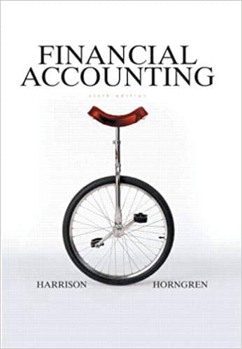 Official Test Bank for Financial Accounting by Harrison 6th Edition
