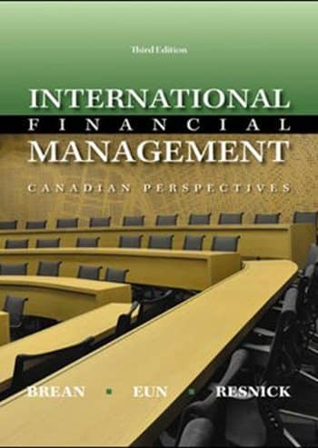 Brean - International Financial Management - 3rd Canadian [Test Bank]