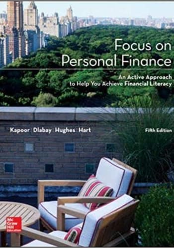 Focus on Personal Finance Kapoor 5th test bank