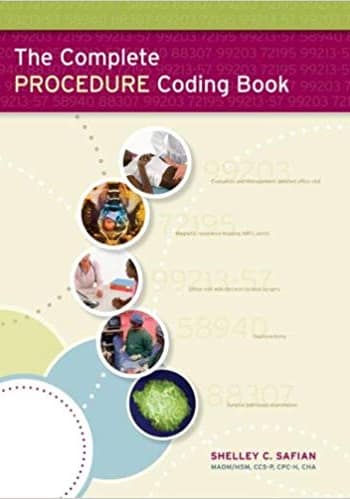 Official Test Bank for The Complete Procedure Coding Book by Safian 1st Edition