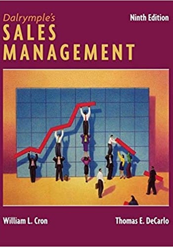 Official Test Bank for Sales Management Concepts and Cases By DeCarlo 9th Edition