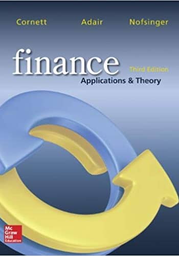 exams and test questions for Finance: Applications and Theory.
