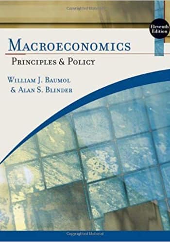 Official Test Bank for Macroeconomics Principles and Policy By Baumol 11th Edition