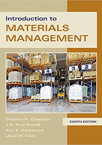 Official Test Bank for Introduction to Materials Management By Chapman 8th Edition