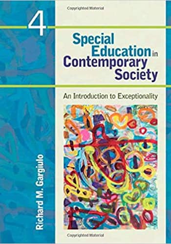 Official Test Bank For Special Education in Contemporary Society By Gargiulo 4th Edition