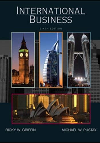 Official Test Bank for International Business By Griffin 6th Edition