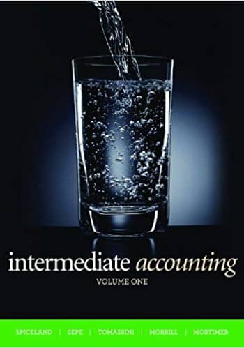 Test Bank for Spiceland - Intermediate Accounting, Volume 1 - 2nd CDN Edition