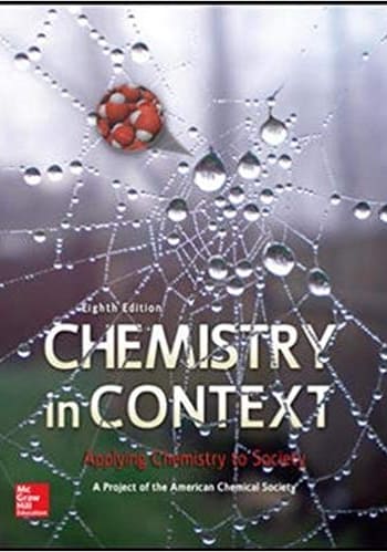 Chemistry in Context. test bank questions