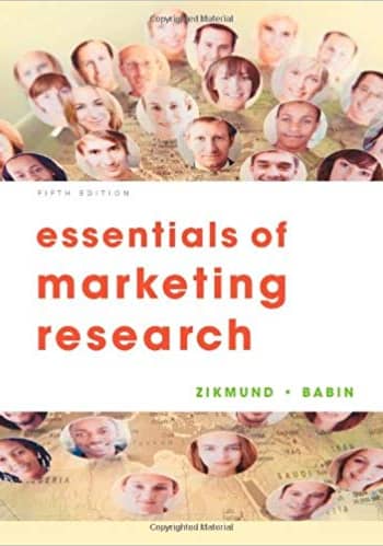 Official Test Bank for Essentials of Marketing Research By Zikmund 5th Edition