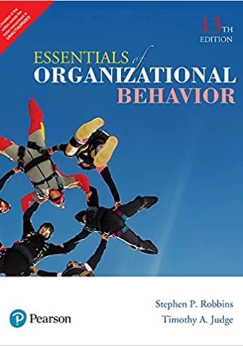 Essentials of Organizational Behavior Robbins. test bank