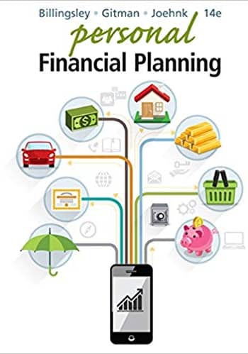 Official Test Bank for Personal Financial Planning by Billingsley 14th Edition