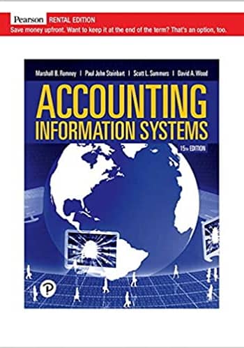 Accounting Information Systems - Romney - 15e (Test Bank)