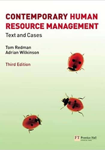 Contemporary Human Resource Management by Wilkinson. test bank