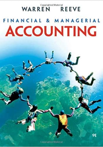 Official Test Bank for Financial Accounting by Warren 9th Edition