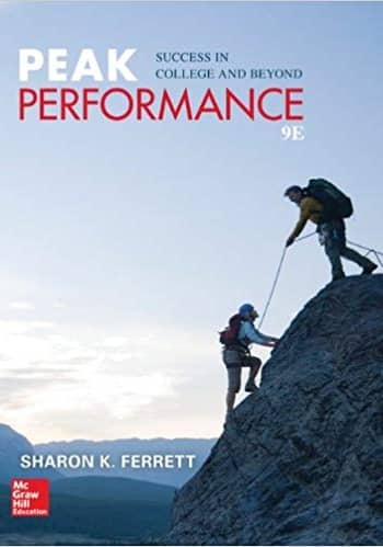 Ferrett's Peak Performance. full test bank