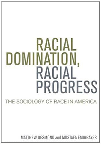 Desmond - Racial Domination, Racial Progress - Test Bank