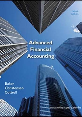 Baker - Advanced Financial Accounting - 9th [Test Bank File]