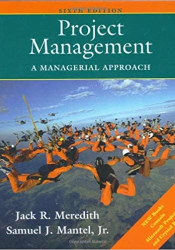 Official Test Bank for Project Management A Managerial Approach by Meredith 6th Edition