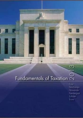 Cruz's Fundamentals of Taxation - 6/e [Test Bank File]
