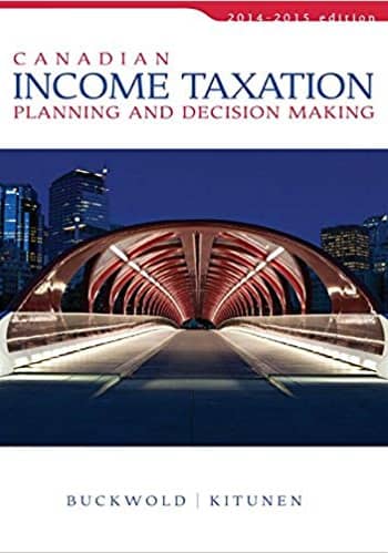Canadian Income Taxation 2014/2015