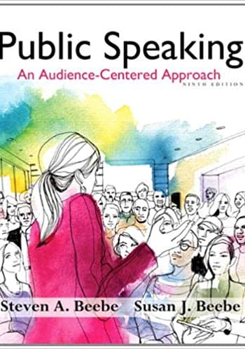Official Test Bank for Public Speaking An Audience-Centered Approach by Beebe 9th Edition
