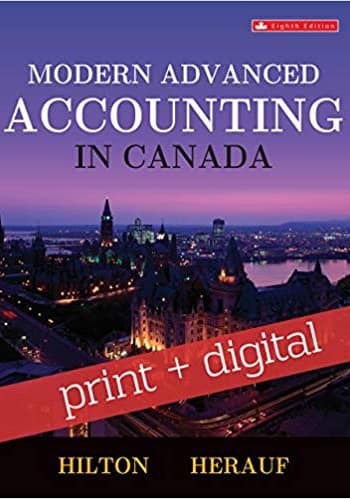 Official Test Bank for Modern Advanced Accounting in Canada by Hilton 8th Edition