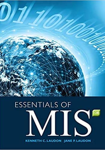 Essentials of MIS 12/e Laudon [Test Bank File]
