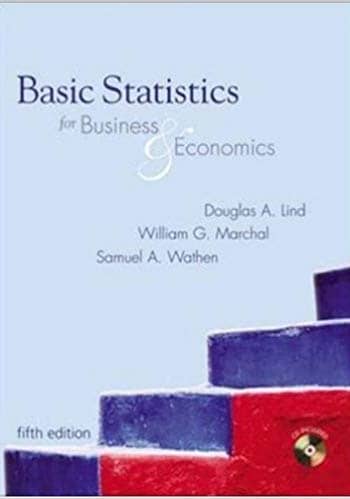 Basic Statistics for Business and Economics 5th Edition [Test Bank File]