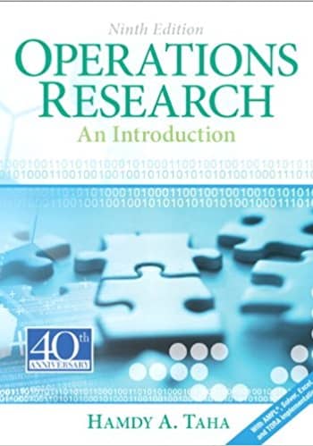 Official Test Bank for Operations Research An Introduction by Taha 9th Edition