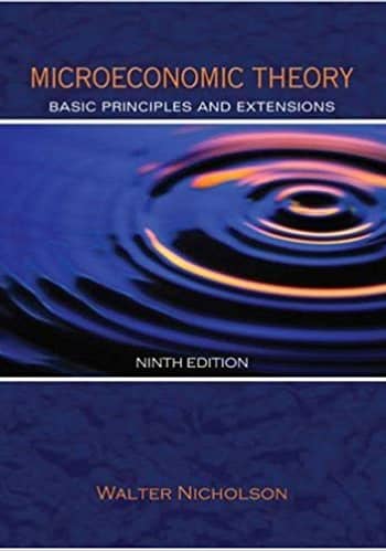 Official Test Bank for Microeconomic Theory Basic Principles and Extensions By Nicholson 9th Edition