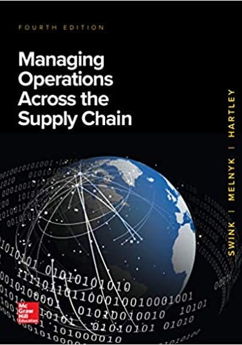 Managing Operations Across the Supply Chain test bank