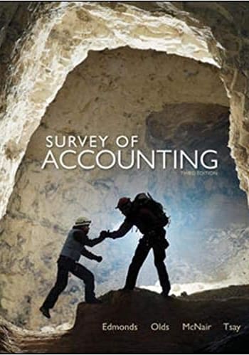 Edmonds - Survey of Accounting - 3e Test Bank.