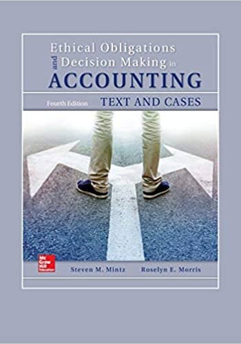 Mintz's Ethical Obligations in Accounting test bank