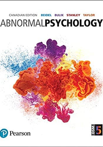 Abnormal Psychology Canadian Edition Beidel Test Bank