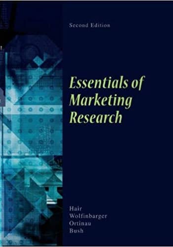 Official Test Bank for Essentials of Marketing Research by Hair 2nd Edition