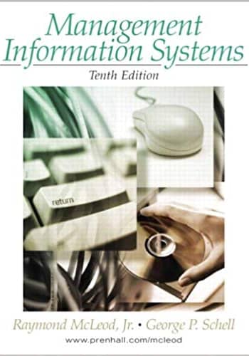 Official Test Bank for Management Information Systems by McLeod 10th Edition