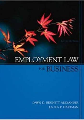 Bennett - Empolyment Law For Business - 5th [Test Bank File]
